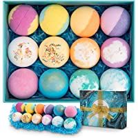 Los mejores  - Ribivaul Bombas de Baño- Set de Regalo de Bombas de Baño Efervescentes- Paquete de 12- Sal de Baño con Aceites…